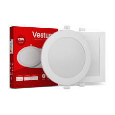 Світильник LED врізний круглий Vestum 12W 6000K 220V