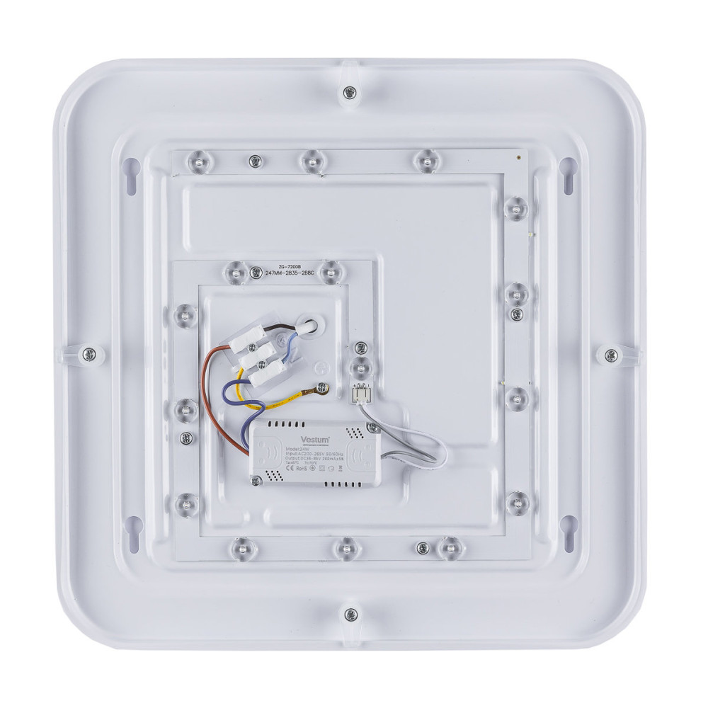 Світильник LED VESTUM QUATRO зоряне небо 20W 350*350*60мм 4000К