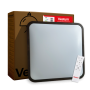 GLOW матовий 60W 391*391*65мм 3000К-6500К з ДК махагон