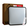 GLOW матовий 60W 391*391*65мм 3000К-6500К з ДК горіх