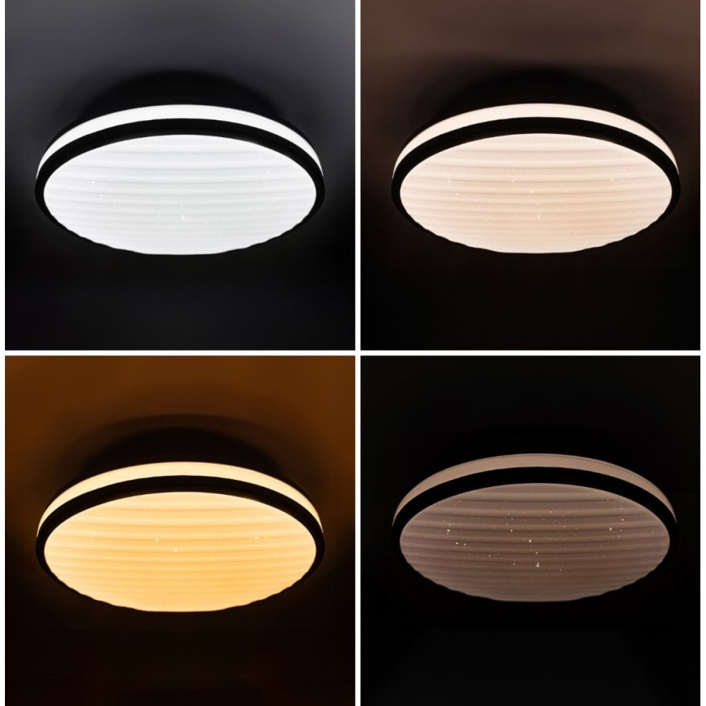 GRILL зоряне небо 72W 375*60мм 3000К- 6500К 5600Lm з пультом метал
