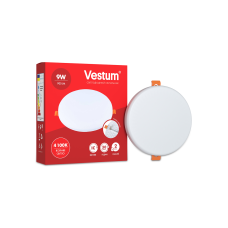 Світильник LED круглий врізний "без рамки" Vestum 9W 4100K