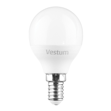 Лампа LED світлодіодна Vestum G45 6W 3000K 220V E14