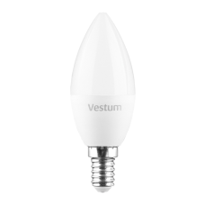 Лампа LED світлодіодна Vestum C37 6W 4100K 220V E14
