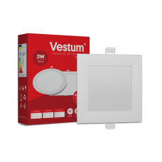 Світильник LED врізний квадратний Vestum 3W 4000K 220V