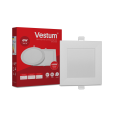 Світильник LED врізний квадратний Vestum 6W 4000K 220V