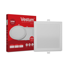 Світильник LED врізний квадратний Vestum 24W 6000K 220V