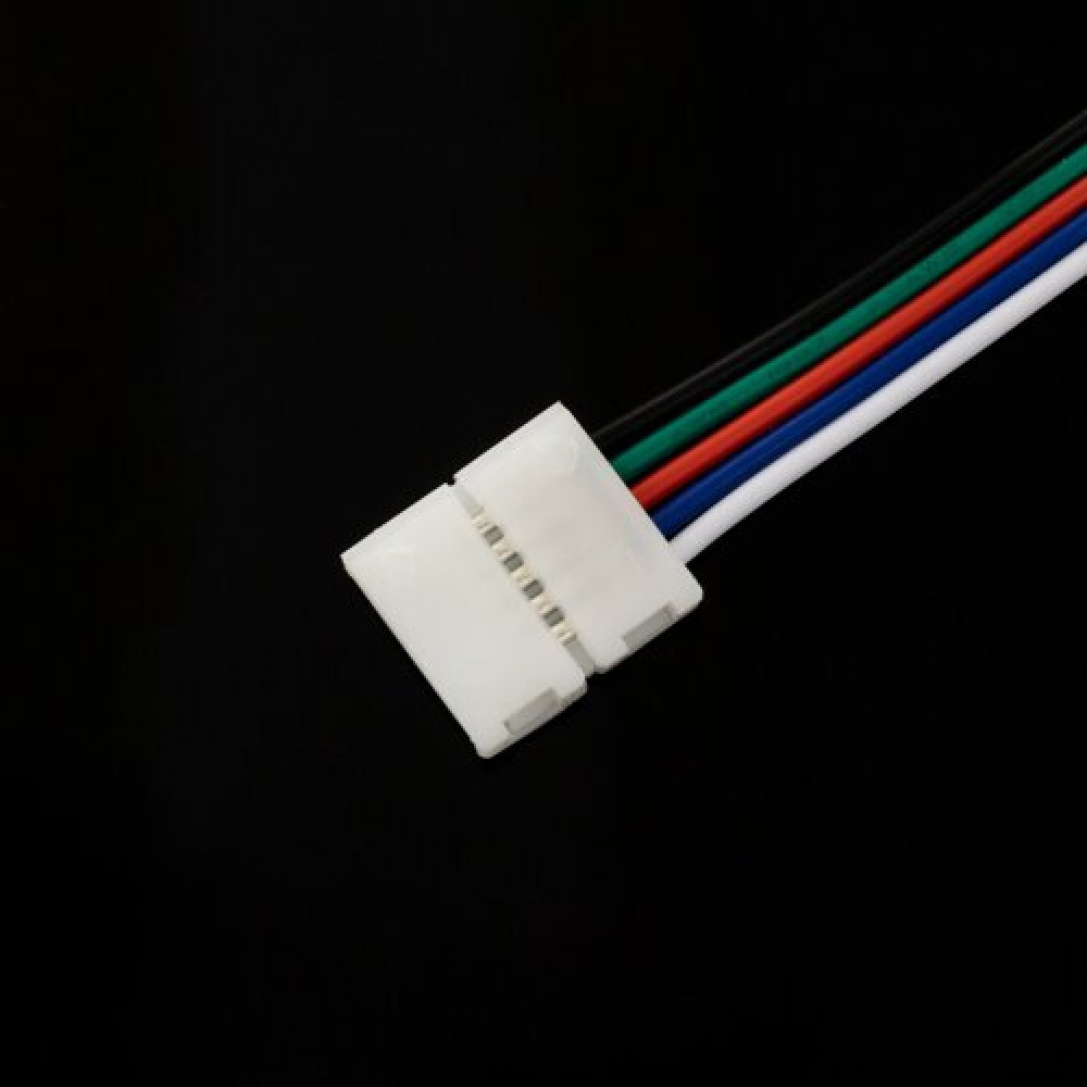 Конектор для світлодіодних стрічок OEM SC-21-SW-12-5 10mm RGBW joint wire (дріт-затискач)