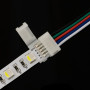 Конектор для світлодіодних стрічок OEM SC-22-SW-15-5 10mm RGBW 2joints wire (дріт-2 затискача)