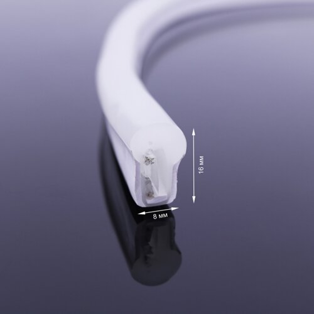 Світлодіодна стрічка NEON 220В JL 2835-120 G IP65 зелений, герметична, 1м