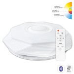 Світильник світлодіодний Biom SMART SML-R46-70-M-RGB 3000-6000K 70Вт з д/к муз. BT APP