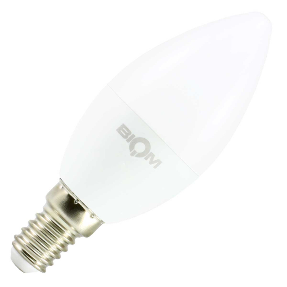 Свiтлодiодна лампа Biom BT-708 C37 10W E14 4500К матова