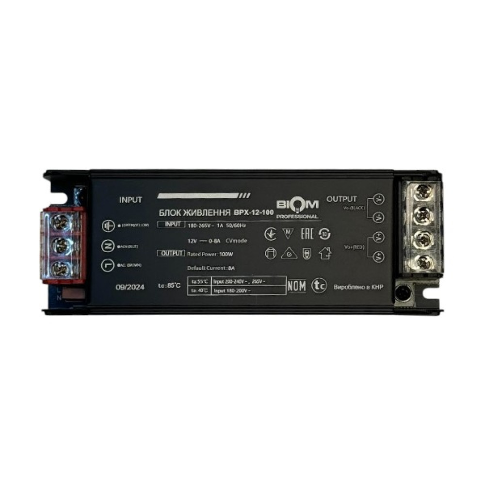 Блок питания BIOM Professional DC12 100W BPX-12-100 8,3А