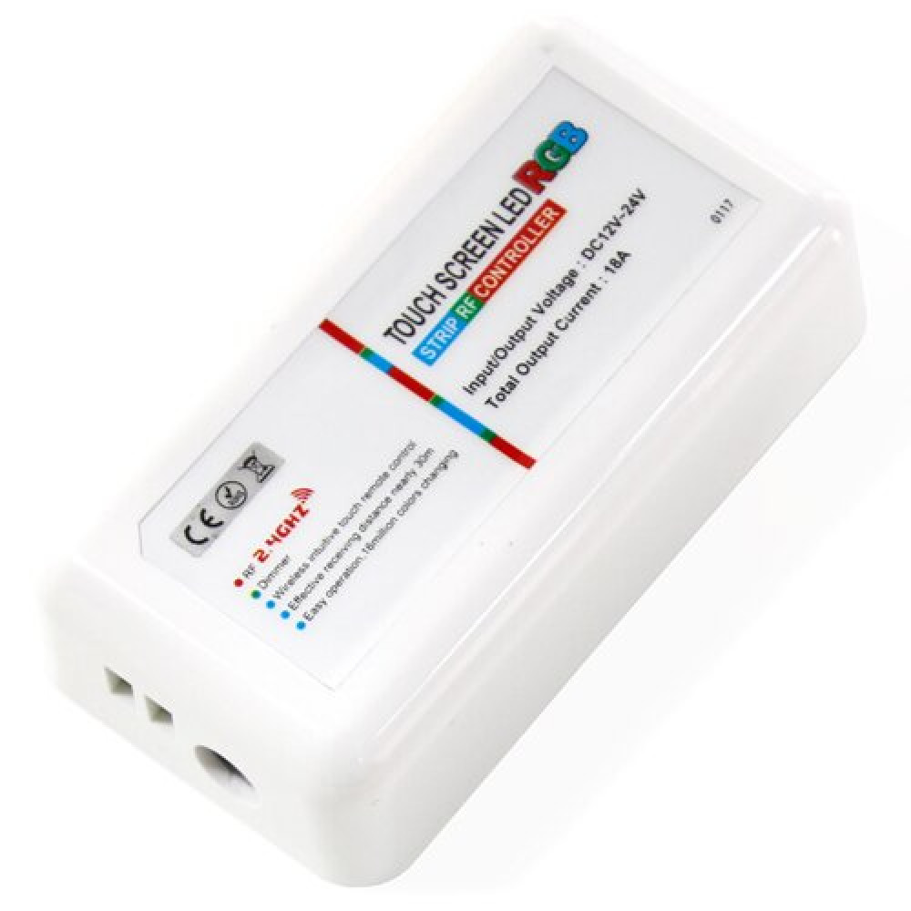 Контролер RGBW OEM 24А-2.4G-Touch білий (6A*4канали)