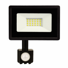 Світлодіодний прожектор BIOM 20W S6-SMD-20-Slim+Sensor 6200К 220V IP65 з датчиком руху