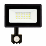 Світлодіодний прожектор BIOM 30W S6-SMD-30-Slim+Sensor 6200К 220V IP65 з датчиком руху