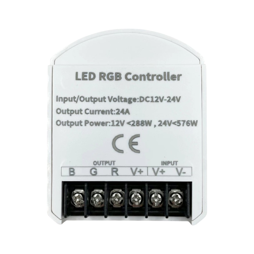 Контролер RGB OEM C-24-RF8-T-W (8A*3кан) білий