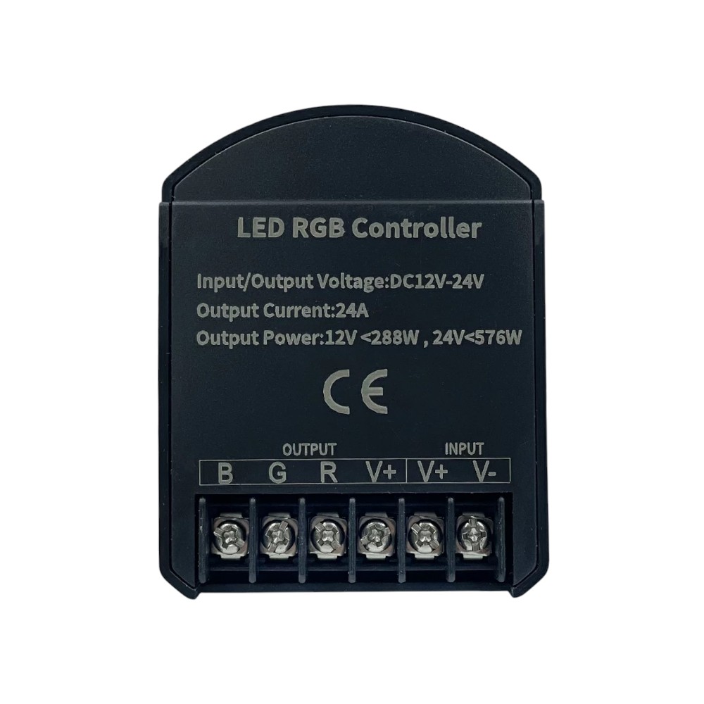 Контроллер RGB OEM C-24-RF8-T-B (8A*3кан) черный