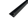 Профиль алюминиевый BIOM угловой ЛПУ16B 16х16 черный (палка 2м), м
