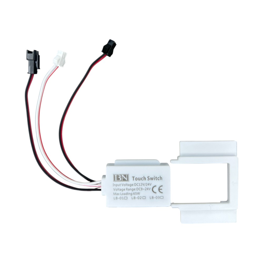 Сенсорний вимикач для дзеркал LB-03A , 1 клавиша, 1*65W, dimmer, DC12-24V