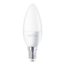 Світлодіодна лампа Biom BT-589 C37 9W E14 4500К матова