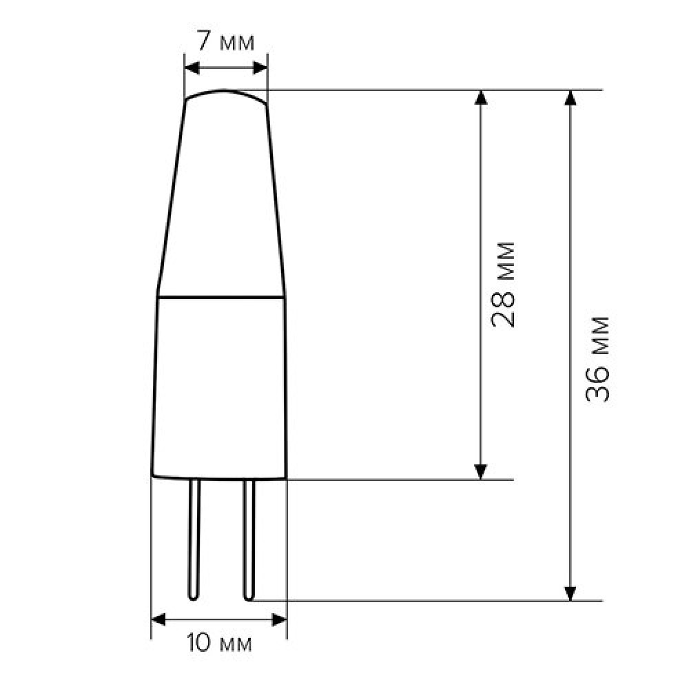 Світлодіодна лампа Biom G4 3.5W 1507 3000K AC220