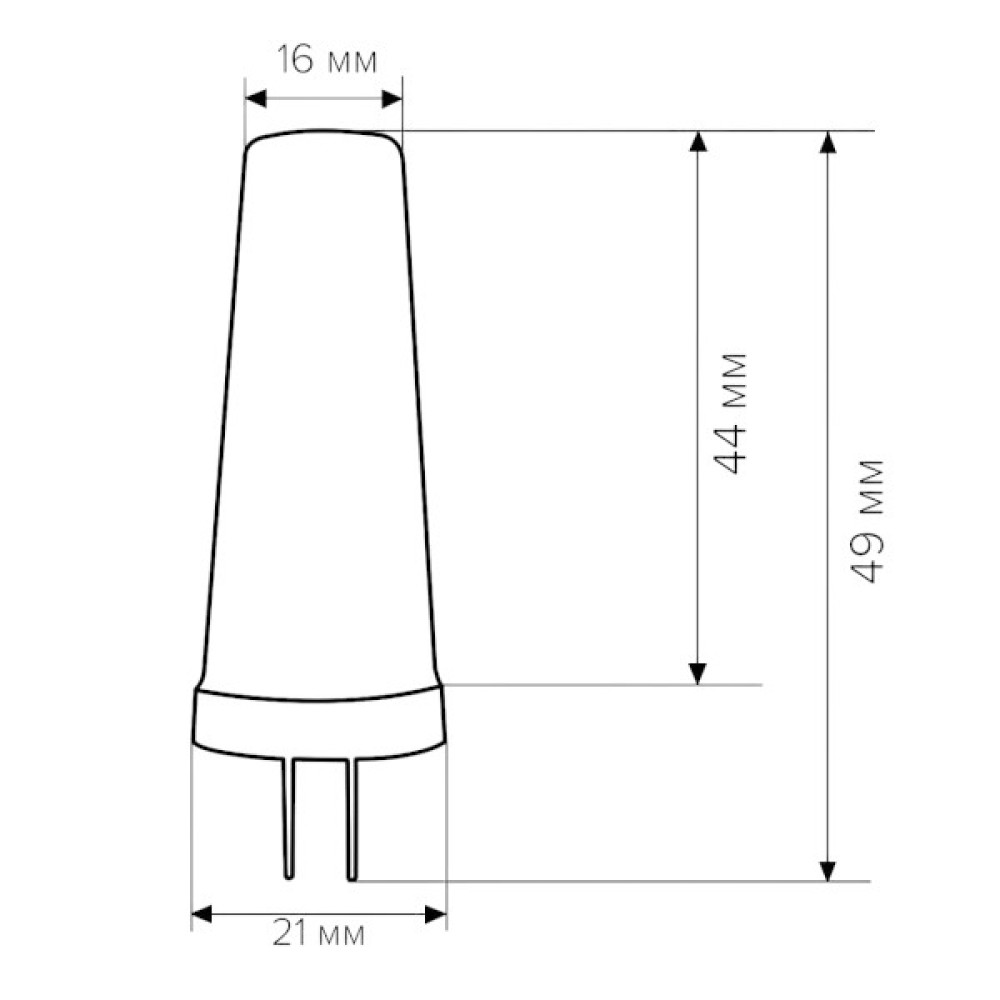 Світлодіодна лампа Biom G4 5W 2508 3000K AC220