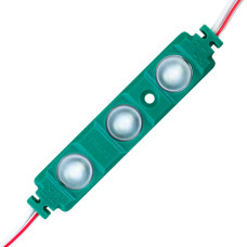 Світлодіодний модуль BRT XG193 5630-3 led W 1,5W GREEN, 12В, IP65 зелений з лінзою півсфера