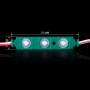 Світлодіодний модуль BRT XG193 5630-3 led W 1,5W GREEN, 12В, IP65 зелений з лінзою півсфера
