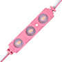 Світлодіодний модуль BRT XG194 5630-3 led W 1,5W PINK, 12В, IP65 рожевий з лінзою півсфера