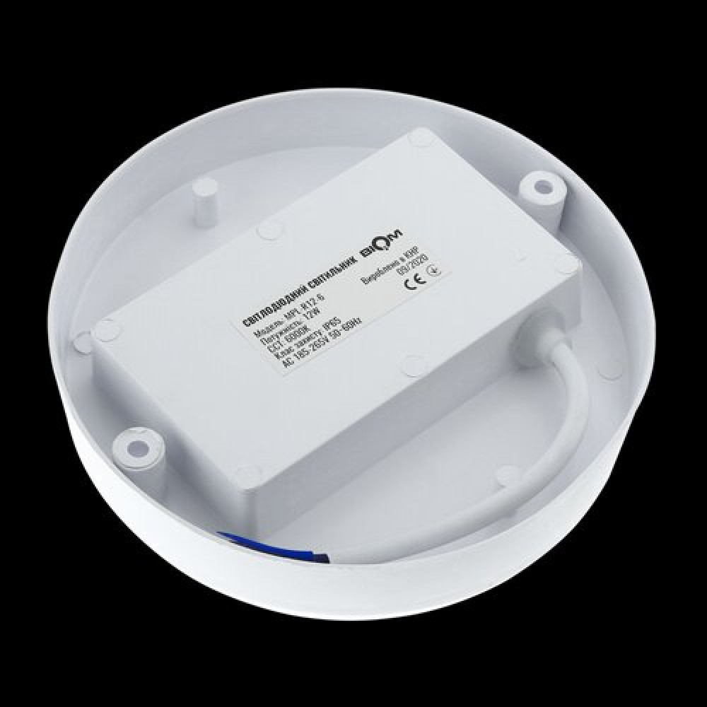 Світильник світлодіодний ЖКГ Biom MPL-R12-6 12Вт 6000К, коло