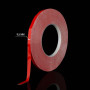 Скотч AT-2s-200-95-50-RED (9,5мм х 50м) тканинна основа, червоний