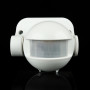 Інфрачервоний датчик руху BIOM IRM-04W max 1200Вт 180° , настінний білий