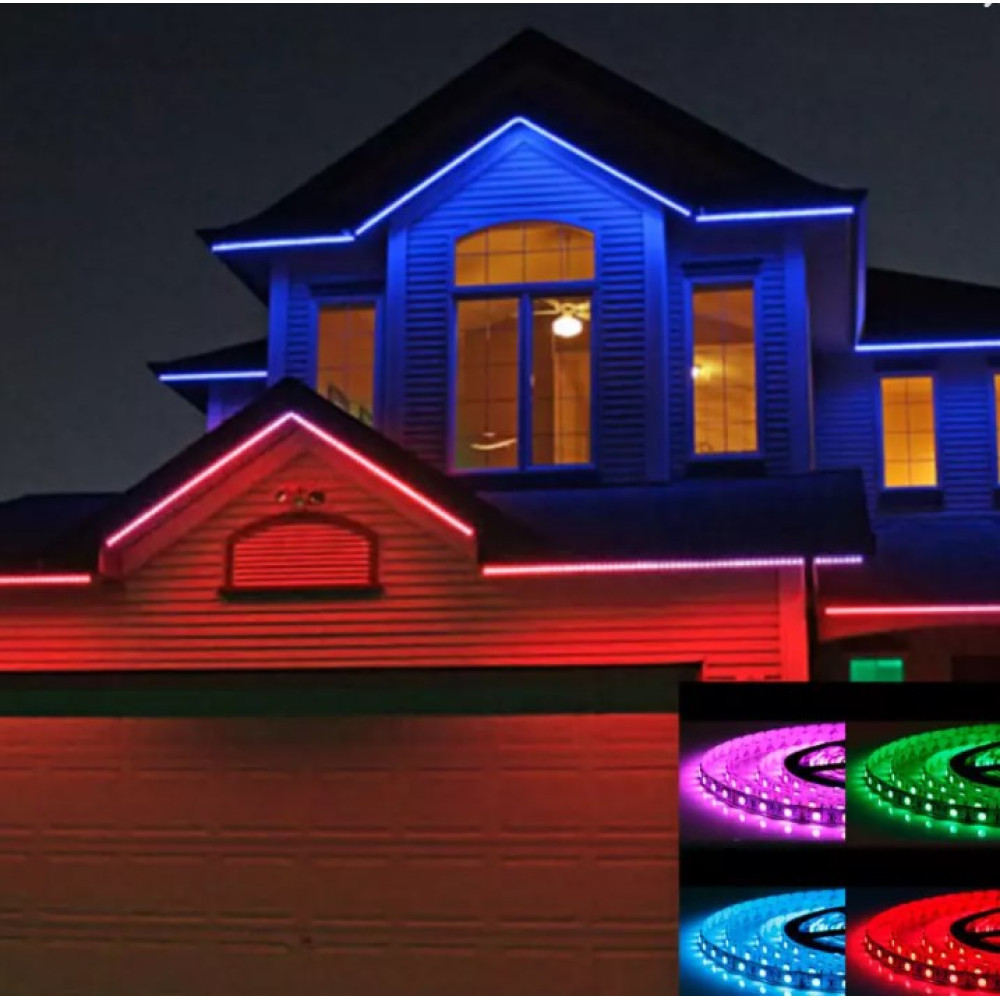 Світлодіодна стрічка OEM ST-12-5050-60-RGB-65, герметична, 1м