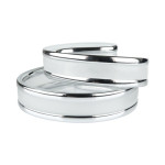 Декоративная лента DS-R260-02-2S к светильнику DEL-R-20-18-4 DIY( 2 полоски серебро)