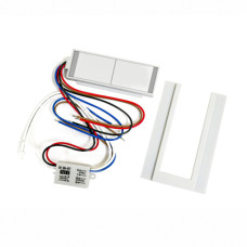 Сенсорний вимикач для дзеркал LB-05, 2 клавіші, 1*65W, Defogger, dimmer, DC12-24V + РЕЛЕ 220V