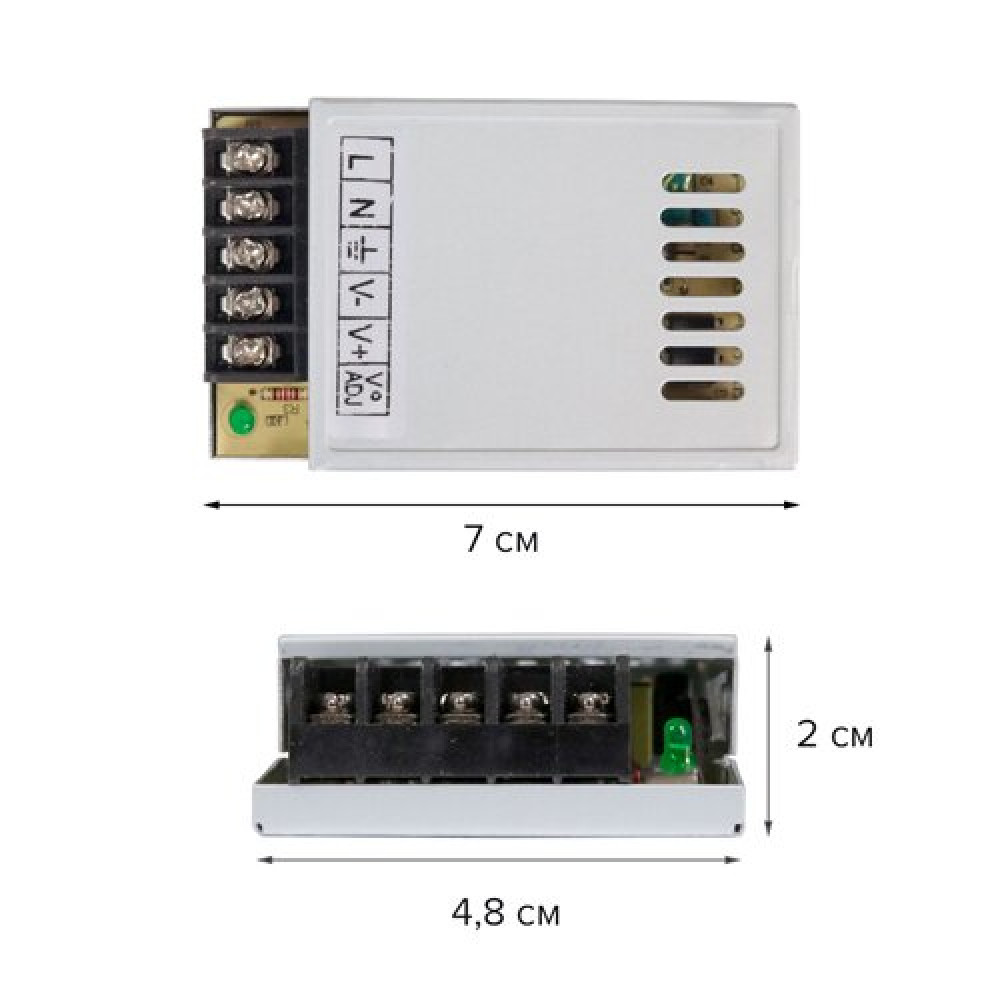 Блок живлення OEM DC12 25W 2,1А TR25-12