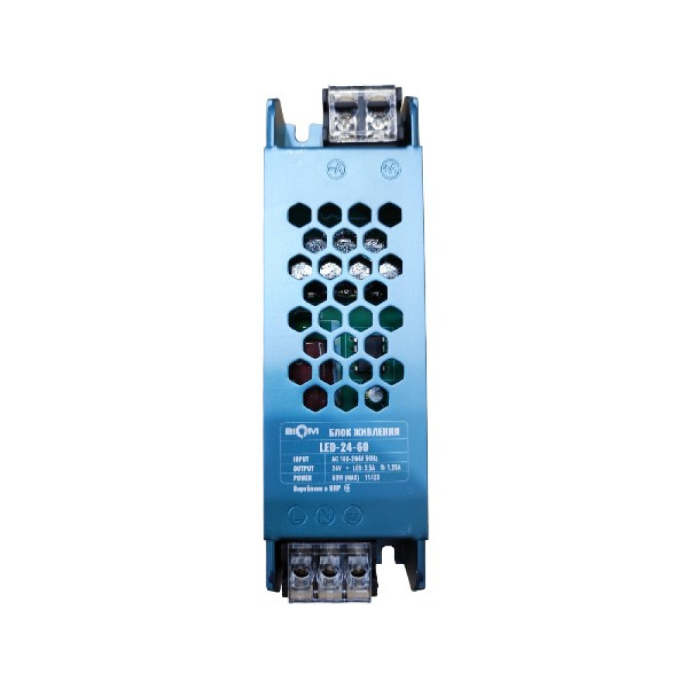 Блок живлення BIOM DC24 60W 2.5А LED-24-60