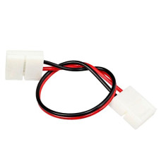 Конектор для світлодіодних стрічок OEM SC-05-SWS-8-2 8mm 2joints wire (дріт- 2 затискача)