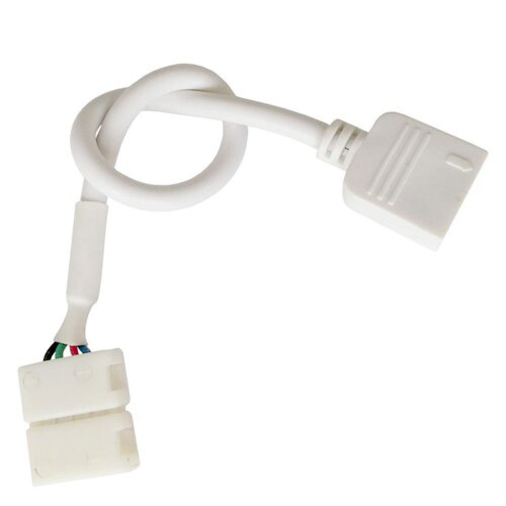 Конектор для світлодіодних стрічок OEM SC-10-SWC- 10mm RGB joint joint-F wire (затискач-дріт-затискач папа)