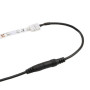 Коннектор для светодиодных лент OEM №14 10мм зажим - mini Jack "мама" через проволоку, 15см