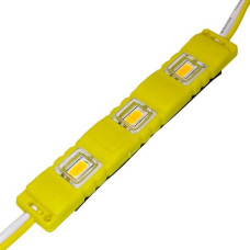 Світлодіодний модуль BRT M2 5630-3 led Y 1,5W, 12В, IP65 жовтий закритий з лінзою
