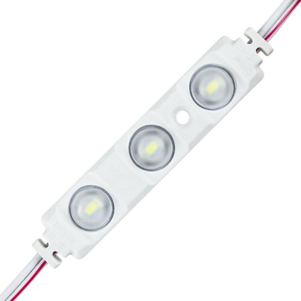 Світлодіодний модуль BRT XG19 5630-3 led W 1,5W 6500K, 12В, IP65 білий з лінзою півсфера