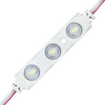 Світлодіодний модуль BRT XG19 5630-3 led W 1,5W 6500K, 12В, IP65 білий з лінзою півсфера