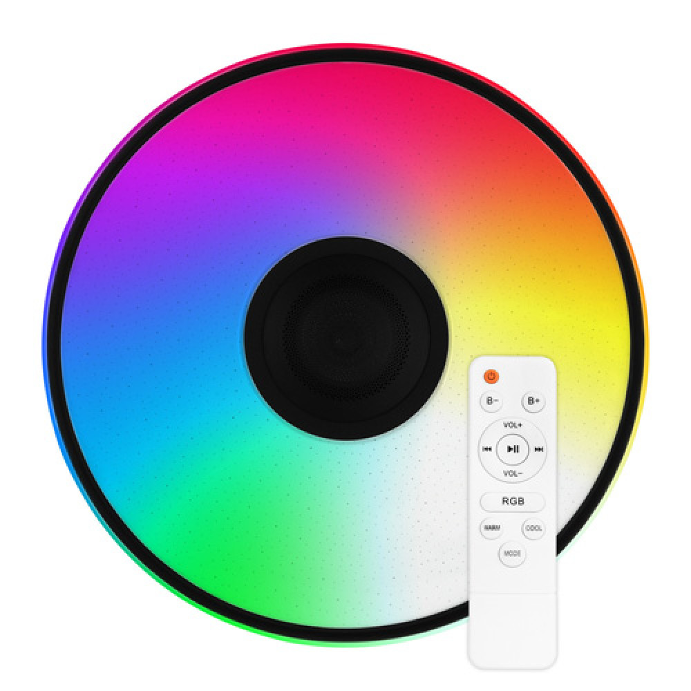 Світильник світлодіодний Biom SMART SML-R27-80-M-FRGB 3000-6000K+ FULL RGB 80Вт з д/к муз. BT APP