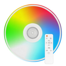 Світильник світлодіодний Biom SMART SML-R28-80-M-FRGB 3000-6000K+ FULL RGB 80Вт з д/к муз. BT APP