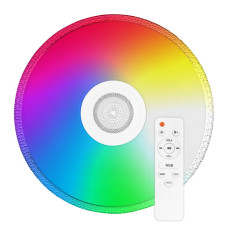 Світильник світлодіодний Biom SMART SML-R29-80-M-FRGB 3000-6000K+ FULL RGB 80Вт з д/к муз. BT APP