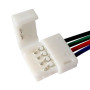 Конектор для світлодіодних стрічок OEM SC-08-SW-10-4 10mm RGB joint wire (дріт-затискач)